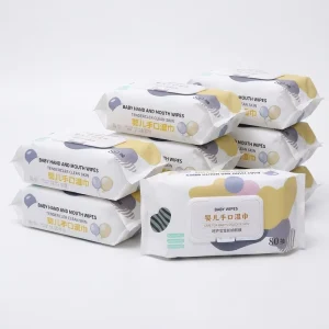 Free Sample Disposable Organic Non Woven Antibacterial Extra Soft 80Pcs Cleaning Eco friendly Baby Wet Wipes