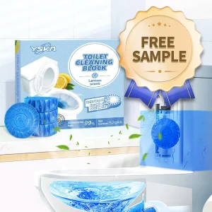 Free Sample Durable Strong Blue Automatic Bubble Bowl Scour Toilet Tank Cleaner Tablets for Deep Cleaning Stain Removal Bulk