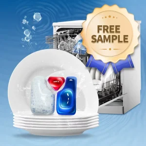 Free Sample Eco Dishwashing Tablet Deep Clean Water Soluble Dishwasher Pods Detergent Capsules