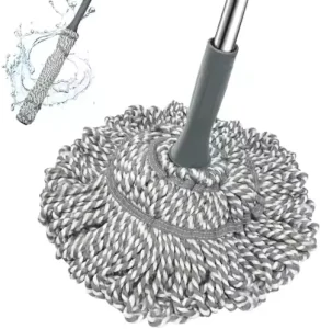 Free Sample Factory Price Round Wet Mops Head Kitchen Bathroom Floor Cleaning Commercial Microfiber Mop Refill Head