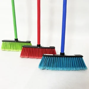 Free Sample Home Floor Sweeping Broom Plastic Broom Head Floor Cleaning Broom