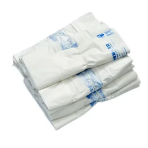 Fully Degradable Biodegradable Cornstarch T Shirt Bag Gravure Printing Environmental Protection Plastic Grocery Vest for