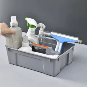 GREENSIDE Large Capacity Multifunctional Desktop Organizer Storage Box Portable Hand held Cleaning Kit for Kitchen & Restaurant