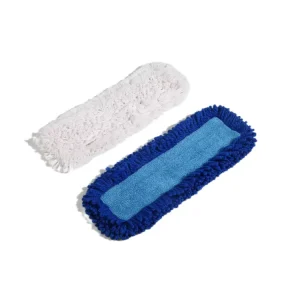 GRS BSCI Factory Customized Flat Dust Cotton Mop with Aluminum Alloy Mop Stick for Easing Cleaning