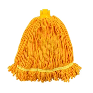 GRS BSCI Wet Mop Head Looped End Microfiber Floor Mop Head With Plastic Head