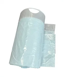 GRS Certified Recycled Drawstring Garbage Bags Eco Friendly LDPE HDPE LLDPE Black Trash Bags on Roll for Retail