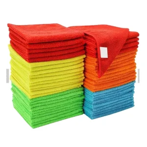 GRS Premium 32x32cm 12.6×12.6in Microfiber Towel for Kitchen Drying Car Wash and Household Cleaning Ultra Absorbent Lint free