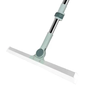 GSQ35 Stainless Steel Silicone Floor Window Squeegee Durable Eco Friendly Blue Plastic Handle Custom