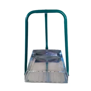 Galvanized Iron Metal Upright Brooms with Dustpan Durable Powder Coating Accessory for Firefighting Equipment