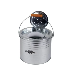 Galvanized Metal Water Bucket with Lid and Handle