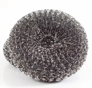 Galvanized Zinc Coated GI Mesh Scourer Cleaning Ball Eco Friendly ISO9001 Certified Jinkai JK GL 18 Silver Sponges Scouring Pads