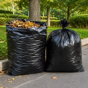 Garbage Bags Custom Large Recyclable Friendly 33 45 Gallon Industrial Black Heavy Duty Trash Bags
