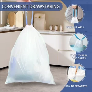 Garbage Bags Small Medium and Large Garbage Bag 70×90 Garbage Bags Trash Bags Roll with Drawstring