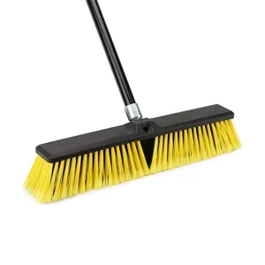 Garden Heavy Duty Push Broom Floor and Cleaning Sweeping Plastic Brush Outdoor Stiff Sweeping Broom With Long Handle