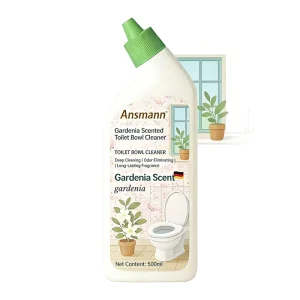 Gardenia Scented Liquid Toilet Bowl Cleaner Eco Friendly 500ml Deep Cleaning Stain Removal Odor Eliminating Long Lasting