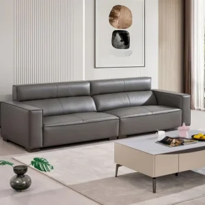 Genuine Leather Modular Sofa Set