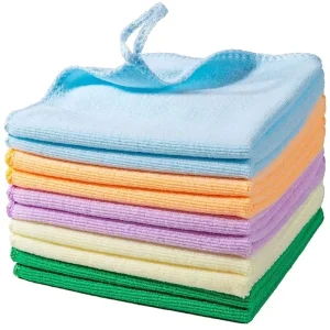 Glass Microfiber Cloths Eco Friendly Reusable Cleaning Cloths for Kitchen