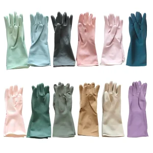 Gloves Powder Free Household Rubber Gloves Disposable Black Blue Glove