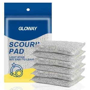 Gloway Highly Recommend Non Scratch Polyurethane Kitchen Scrubbing Sponge Heavy Duty Scouring Pad Scrub Sponge for Dish Pan Pots
