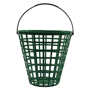 Golf Ball Container Golf Bucket with Handle Small Large Golf Ball Basket Holds 25/50/75/100/150/300 Balls Green Golf Ball Basket