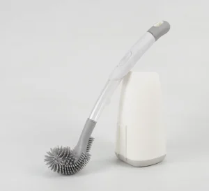 Golf Head Long Handle Toilet Cleaning Brush Silicone Toilet Brushes for Bathroom Cleaning Bendable Silicone Brush Head