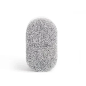 Gray Kitchen Sponge Scouring Pad Durable Cellulose Abrasive Cleaning Sponge With Nylon Polyester PU Steel Wool Material