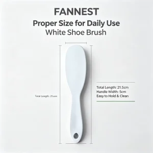 Grey Long Handle Shoe Brush PP Handle PET Hard Bristle Household Sneaker Boot Stain Dirt Scrub Cleaning Brush