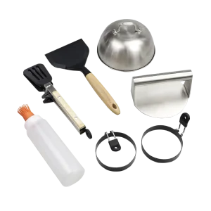 Grill Accessories Grill Burger Press Kits Set with Dome Burger Press Egg Ring