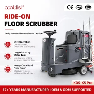 Gym Ceramic Tile Ride on Sweeper Floor Cleaner Wash Machine With CE