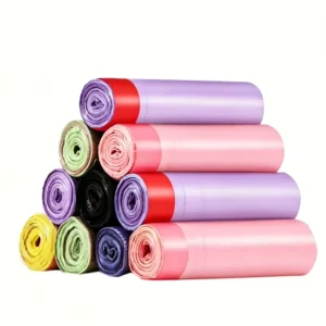 HDPE Disposable Heat Seal Plastic Household Kitchen Trash Bags 13 Gallons