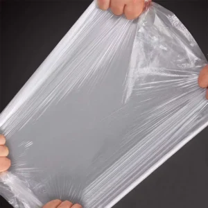 HDPE Plastic Flat Mouth Garbage Bags Heavy Duty Leak Proof Disposable Trash Bags for Home Kitchen Office