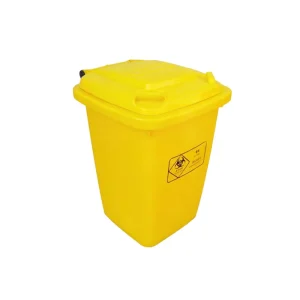 HDPE Plastic Lid Trash Can 50L with Eco Friendly Design for Outdoor Use in Factory Office Hospital