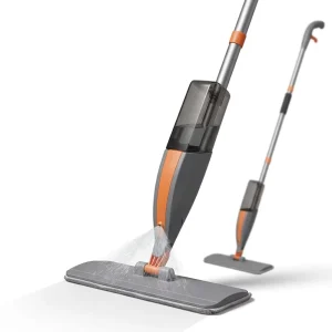 HOLAMOPA Household Spray Mop With Reusable Washable Pads And Ergonomic Handle For Daily Home Cleaning And Floor Care