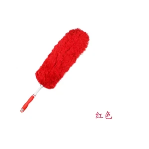 HQ9714 Microfiber Dust Cleaning Duster Household Cross Border Electrostatic Retractable Curved Design