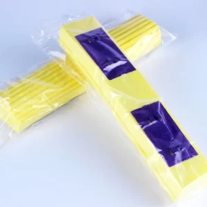Half Fold Mop Sponge Head Manufacturer 28cm Water Clip PVA Collodion Cotton Head Mop Accessories