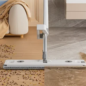 Hand-Free Self-Wringing Magic Flat Mop With Flexible Rotating Head Convenient Household Product
