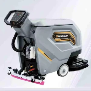 Hand Push Handheld Small Electric Battery Operated Floor Cleaner Industrial Cordless Indoor Wet Dry Scrubber 28gal Hopper 1000W