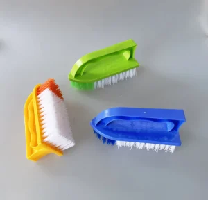Hand Scrub Brush with Plastic Handle and PP Bristles for Household Cleaning