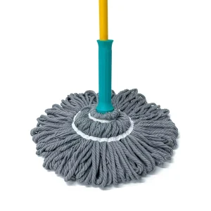 Hand Wash Wringing Water Mop Household Floor Microfiber Rotating Mop