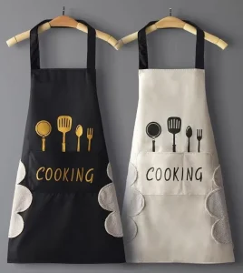 Hand wiping Kitchen Household Cooking Apron Men Women Oil proof Waterproof Adult Waist Fashion Coffee Overalls Hand Apron