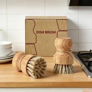 Handheld Compact Sisal Pot Brush Storage Rack Auxiliary Kitchen Multifunctional Dishwashing Brush