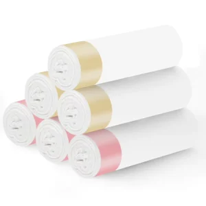 Handheld Drawstring Plastic Trash Cleaning Bags Household Automatic Closure PE Thickened Trash Bags Daily Necessities