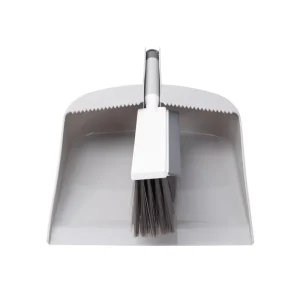 Handheld Dustpan with Cleaning Brush Combo for Desktop with Silicone Spatula