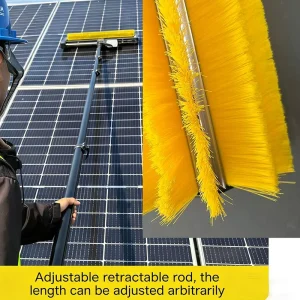 Handheld Photovoltaic Panel Cleaning Brush Tool Solar Panel Cleaner PV Cleaning Equipment Brush