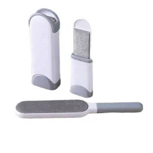 Handheld Retractable Cat Lint Brush with Storage for Pet Hair Portable Cat Fur Remover