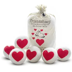 Handmade New Zealand Wool Drying Ball Organic Reusable Clothes Softener with Odor Control for Laundry Wool Discs