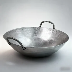 Handmade Round-Bottom Chinese Traditional Carbon Steel Wok