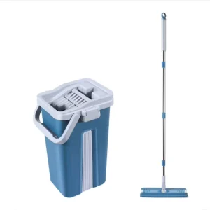 Hands Free Wonder Microfiber Flat Mop 360 Rotary Head for Floor Window House Cleaning