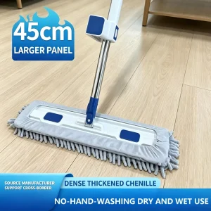 Hands free Chenille Mop Head All in One Wet Dry Mop High Absorbency 5 000 10 000 Uses Durability Low Maintenance for