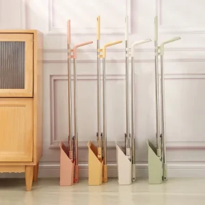 Handy Style 180 Degree Broom Head Telescopic Handle Floor Cleaning Products Broom and Dustpan Set